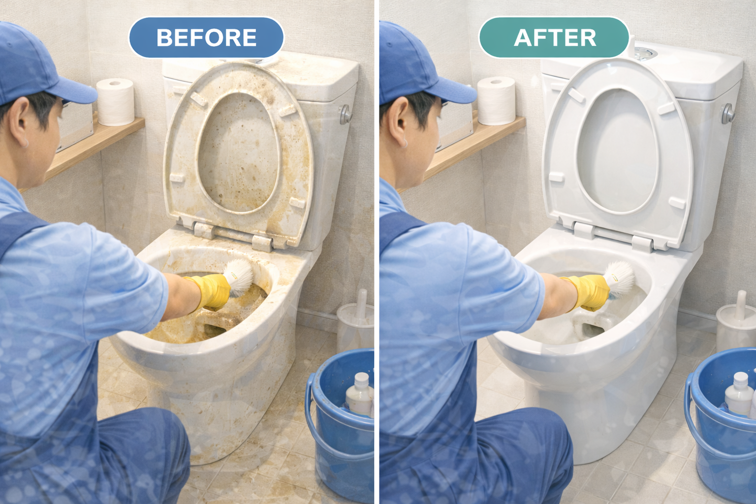 トイレの作業例