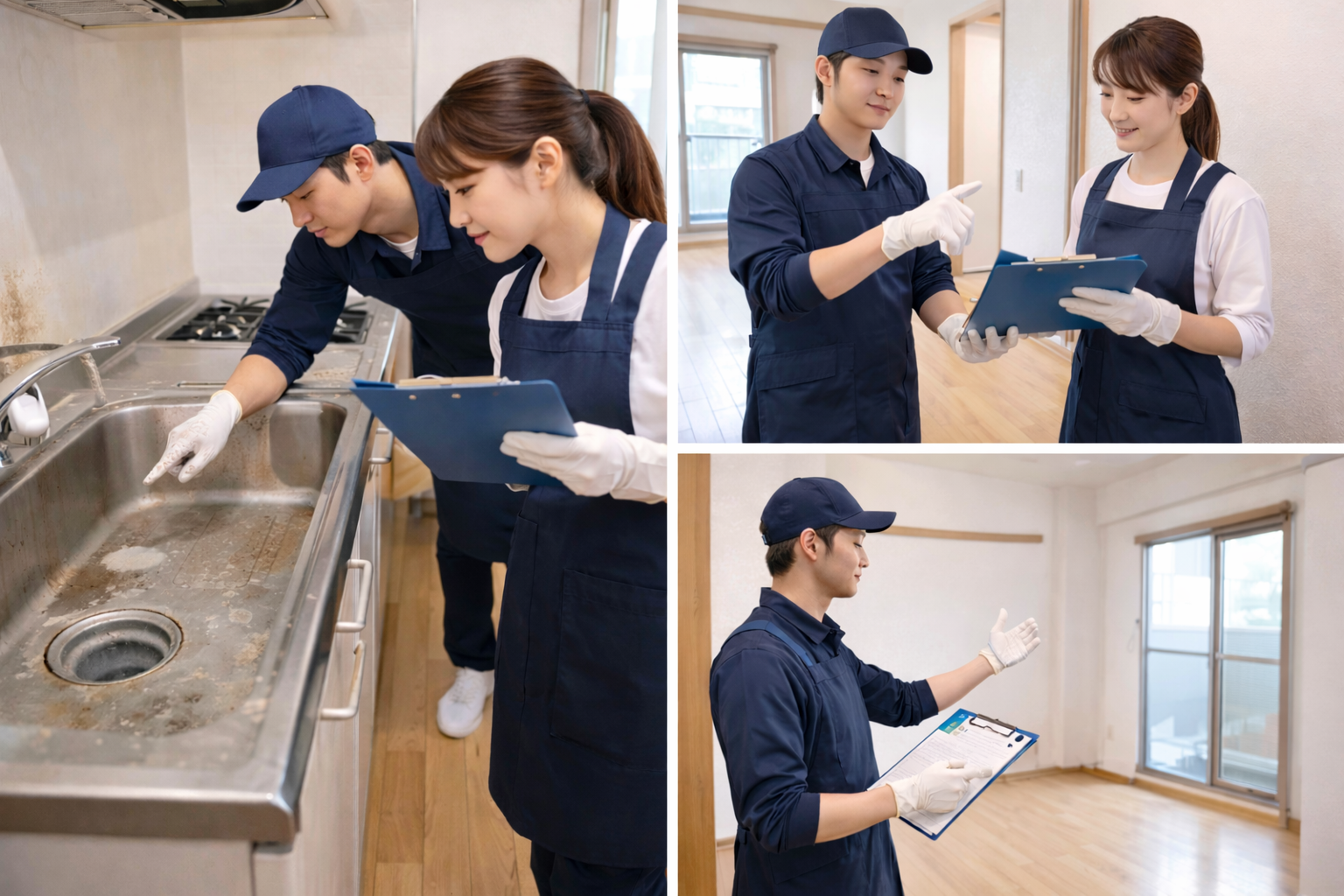 引越し退去清掃のイメージ