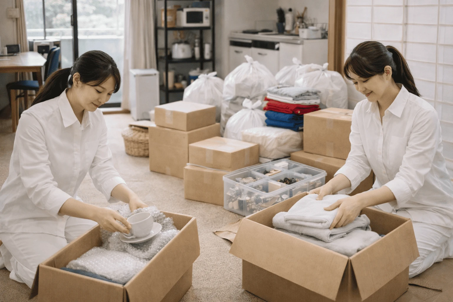 作業事例：アパート2DK